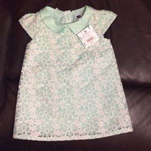 Mint green and lace Janie and Jack Brand New